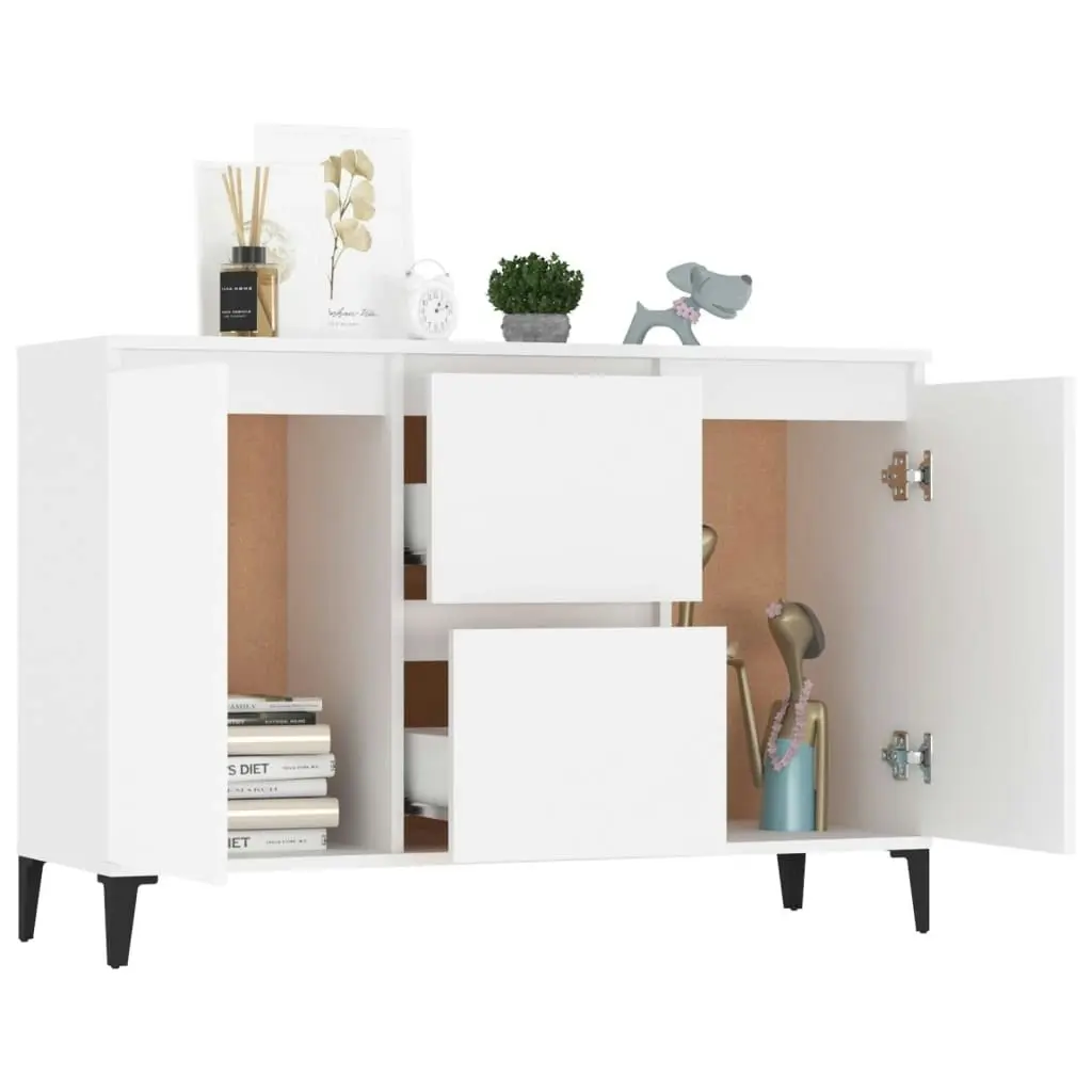 Sideboard White 104x35x70 cm Engineered Wood 806112