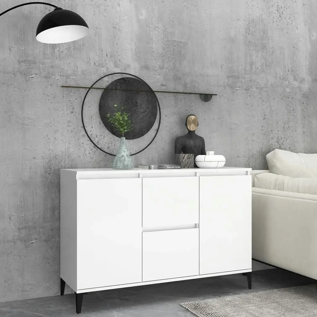 Sideboard White 104x35x70 cm Engineered Wood 806112