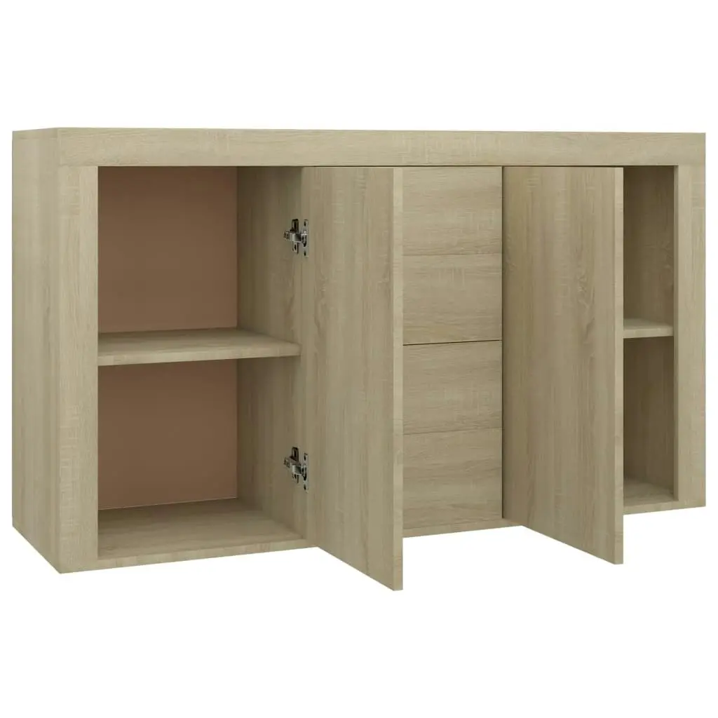 Sideboard Sonoma Oak 120x36x69 cm Engineered Wood 801844