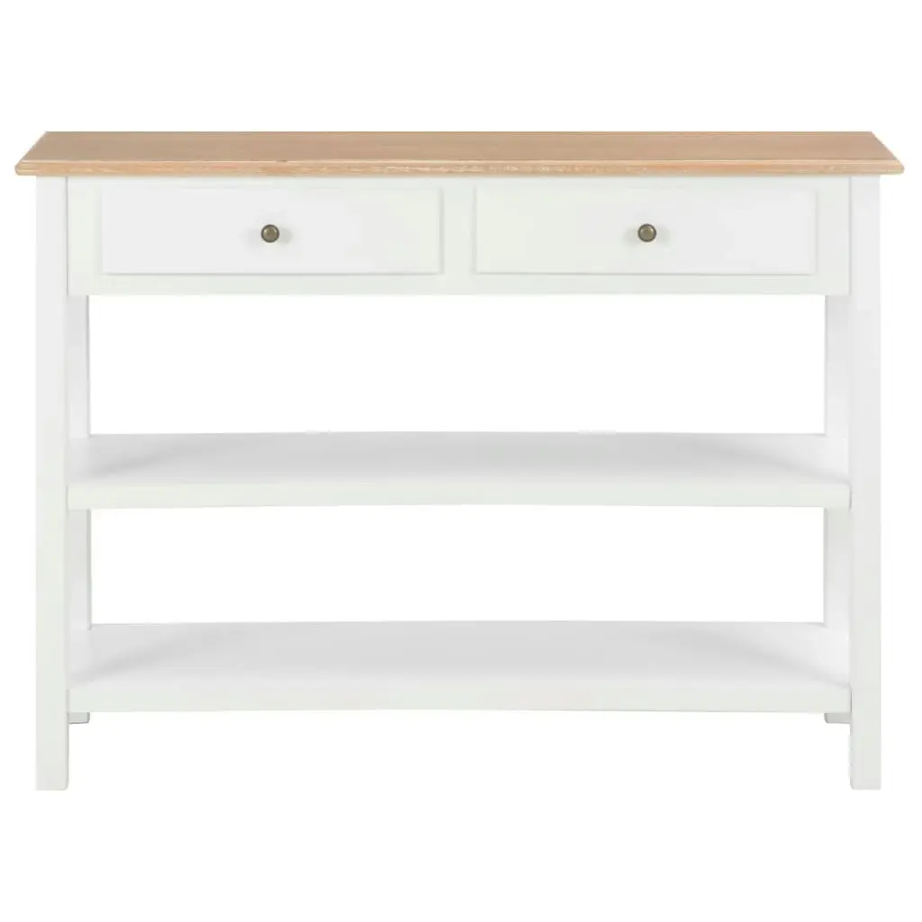 Sideboard White 110x35x80 cm MDF 280029