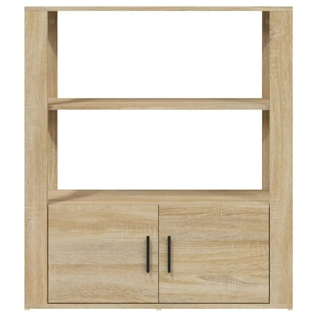 Sideboard Sonoma Oak 80x30x90 cm Engineered Wood 819463