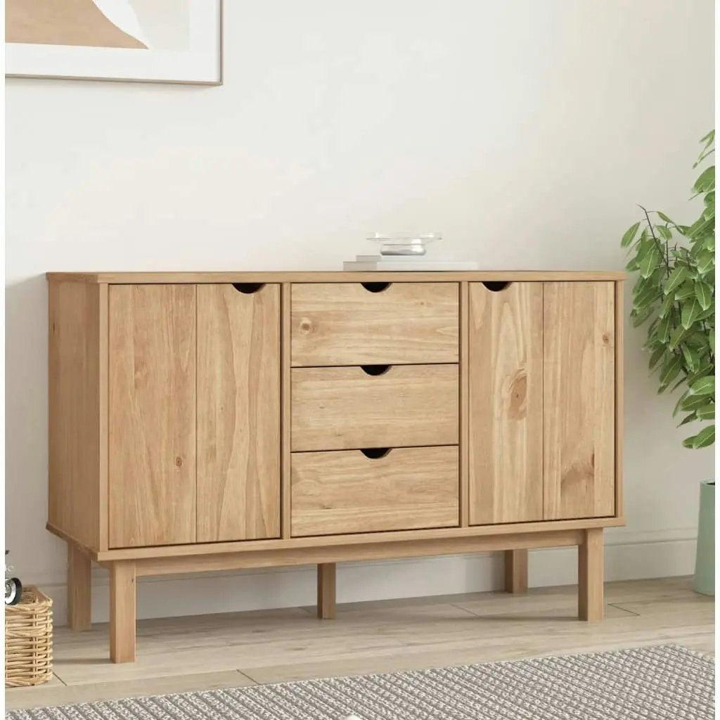 Sideboard OTTA 113.5x43x73 cm Solid Wood Pine 348591