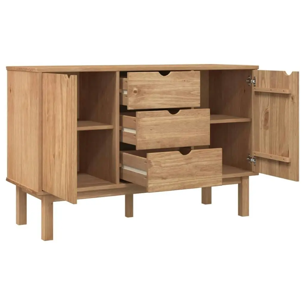 Sideboard OTTA 113.5x43x73 cm Solid Wood Pine 348591