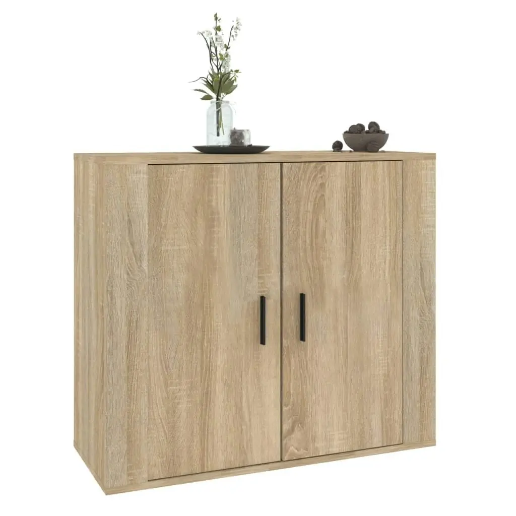 Sideboard Sonoma Oak 80x33x70 cm Engineered Wood 816563