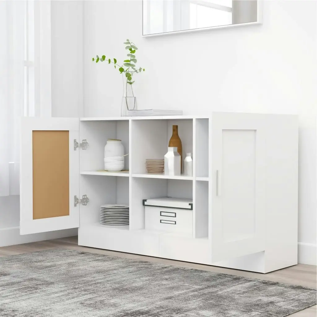 Sideboard White 120x30.5x70 cm Engineered Wood 802777