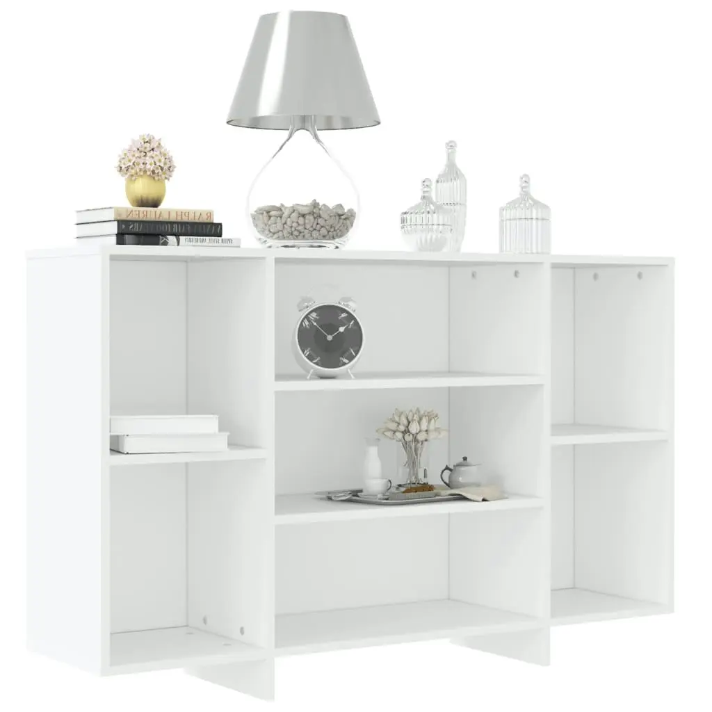 Sideboard White 120x30x75 cm Engineered Wood 809620