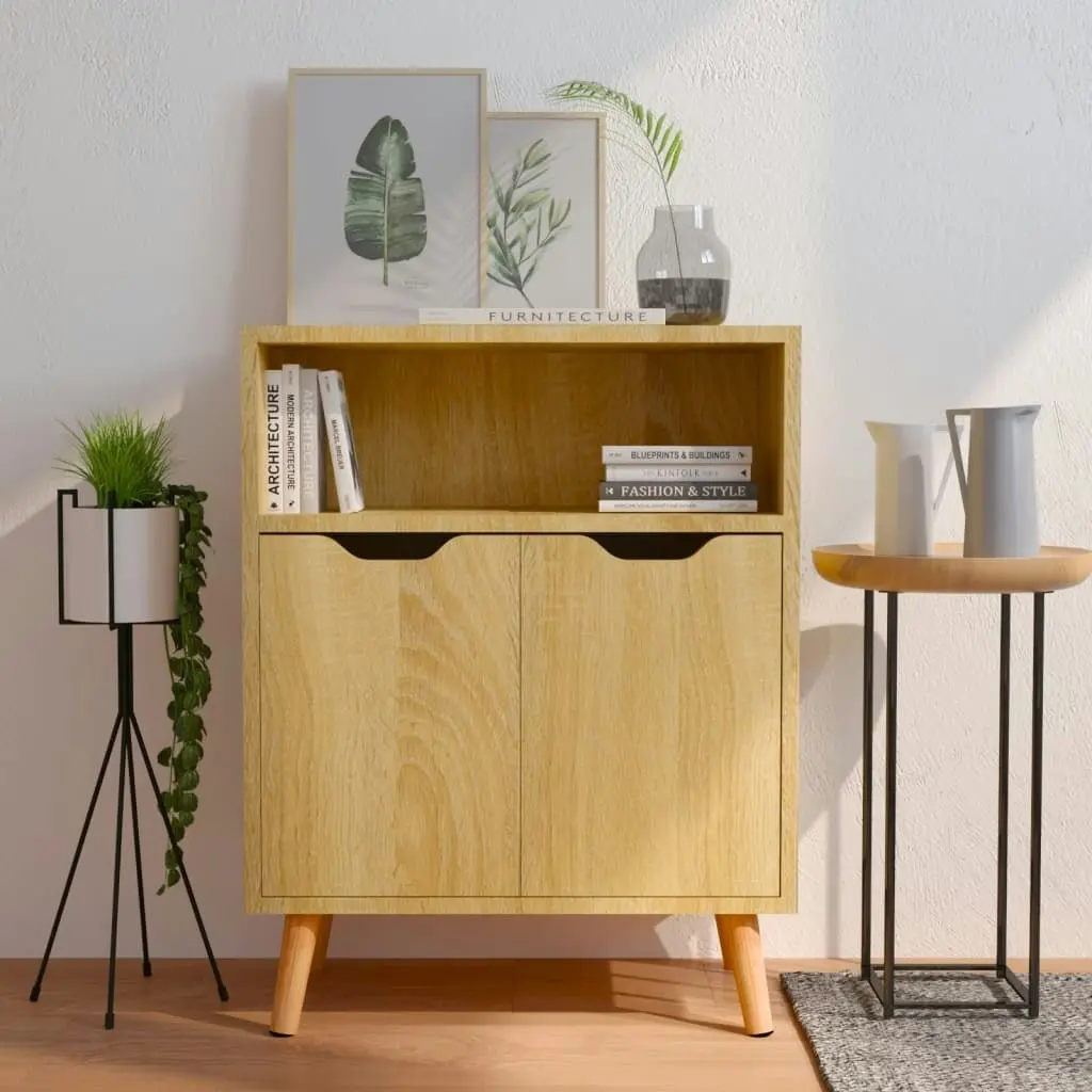 Sideboard Sonoma Oak 60x30x72 cm Engineered Wood 326825