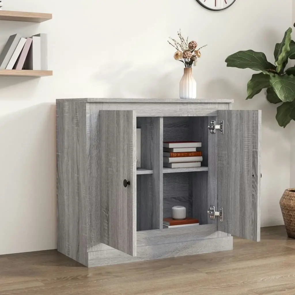 Sideboard Grey Sonoma 70x35.5x67.5 cm Engineered Wood 816190