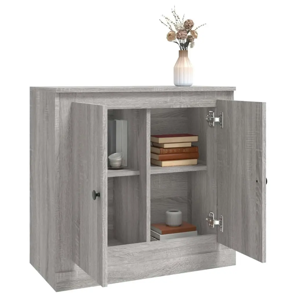 Sideboard Grey Sonoma 70x35.5x67.5 cm Engineered Wood 816190