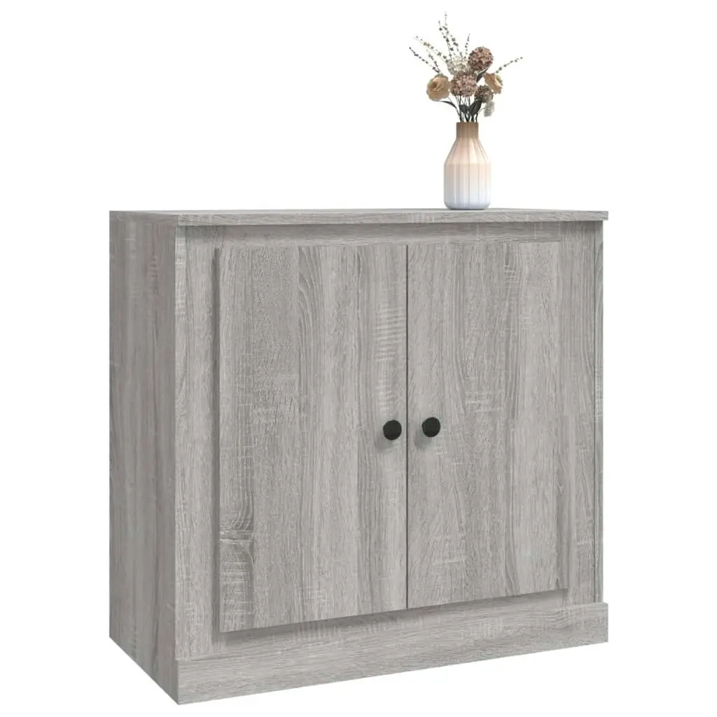 Sideboard Grey Sonoma 70x35.5x67.5 cm Engineered Wood 816190