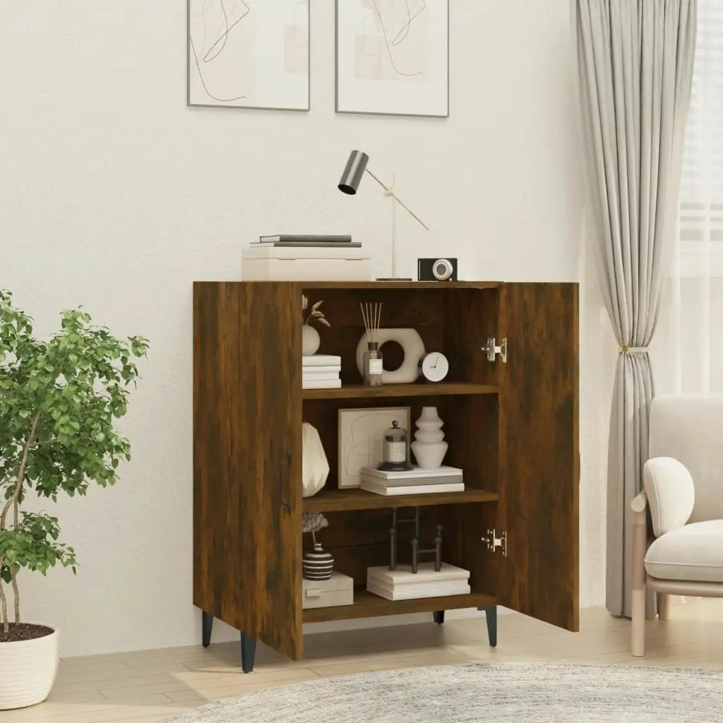 Sideboard Smoked Oak 70x34x90 cm Engineered Wood 817330