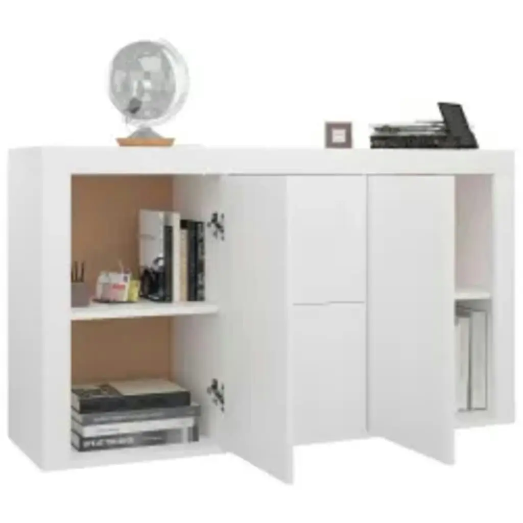 Sideboard White 120x36x69 cm Engineered Wood 801841