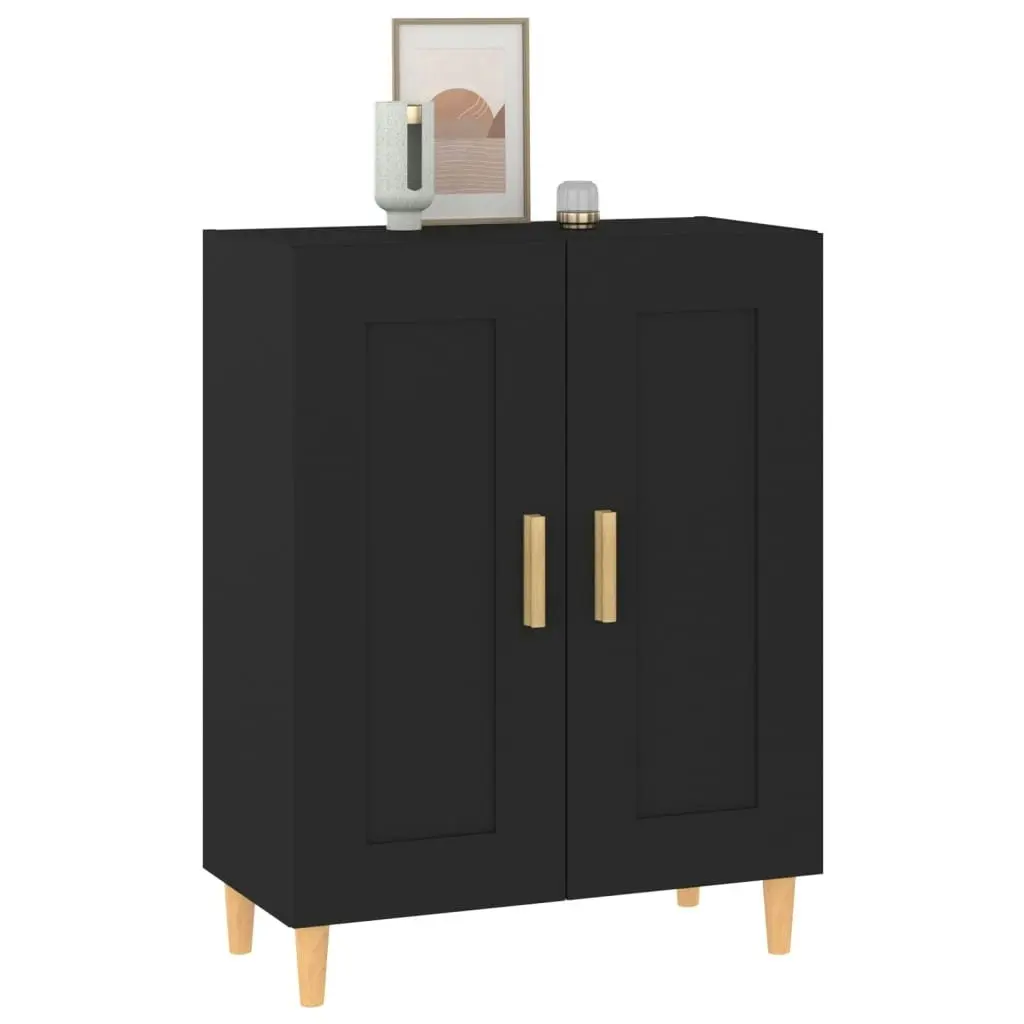 Sideboard Black 69.5x34x90 cm Engineered Wood 812133