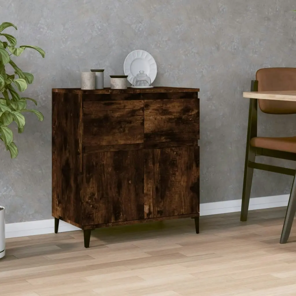 Sideboard Smoked Oak 60x35x70 cm Engineered Wood 819689