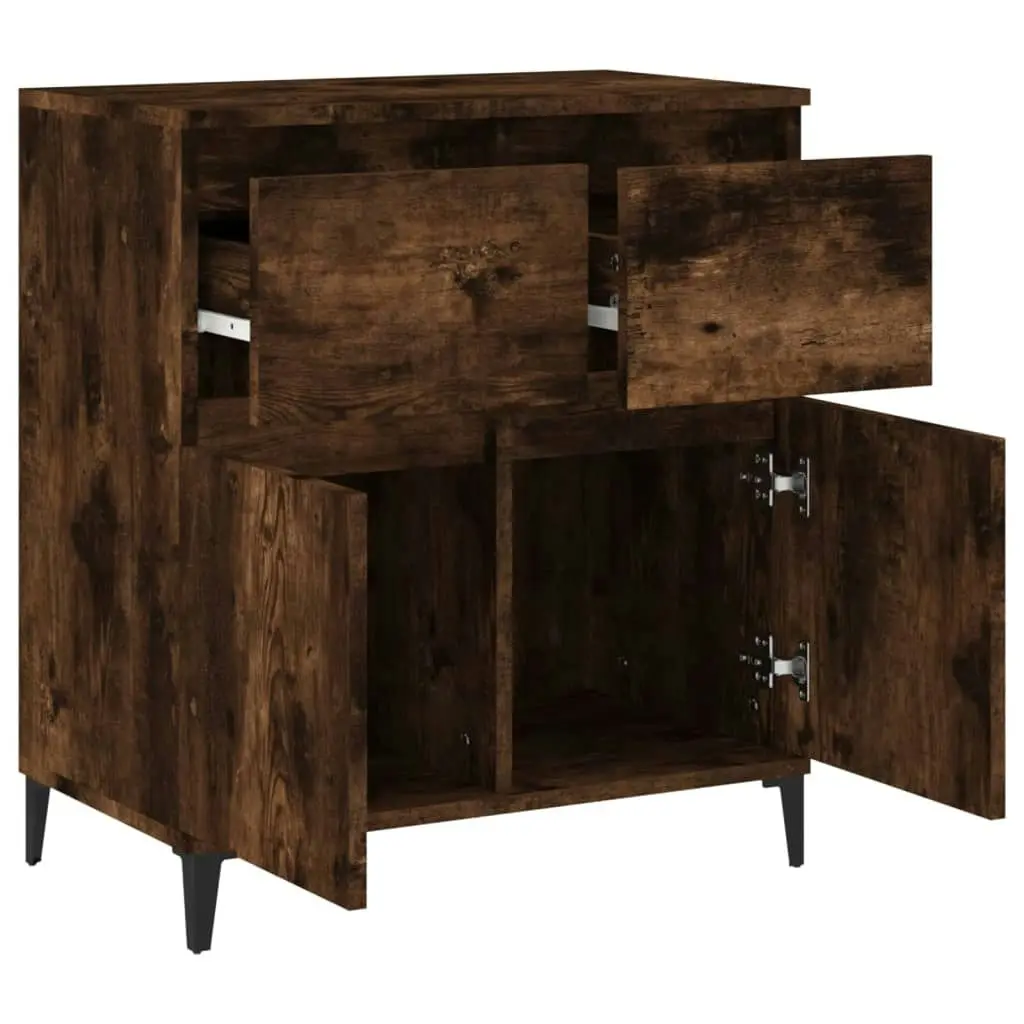 Sideboard Smoked Oak 60x35x70 cm Engineered Wood 819689