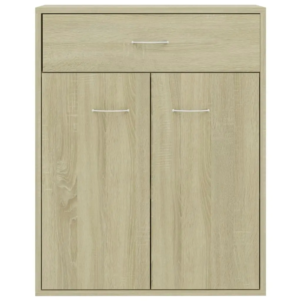 Sideboard Sonoma Oak 60x30x75 cm Engineered Wood 800714