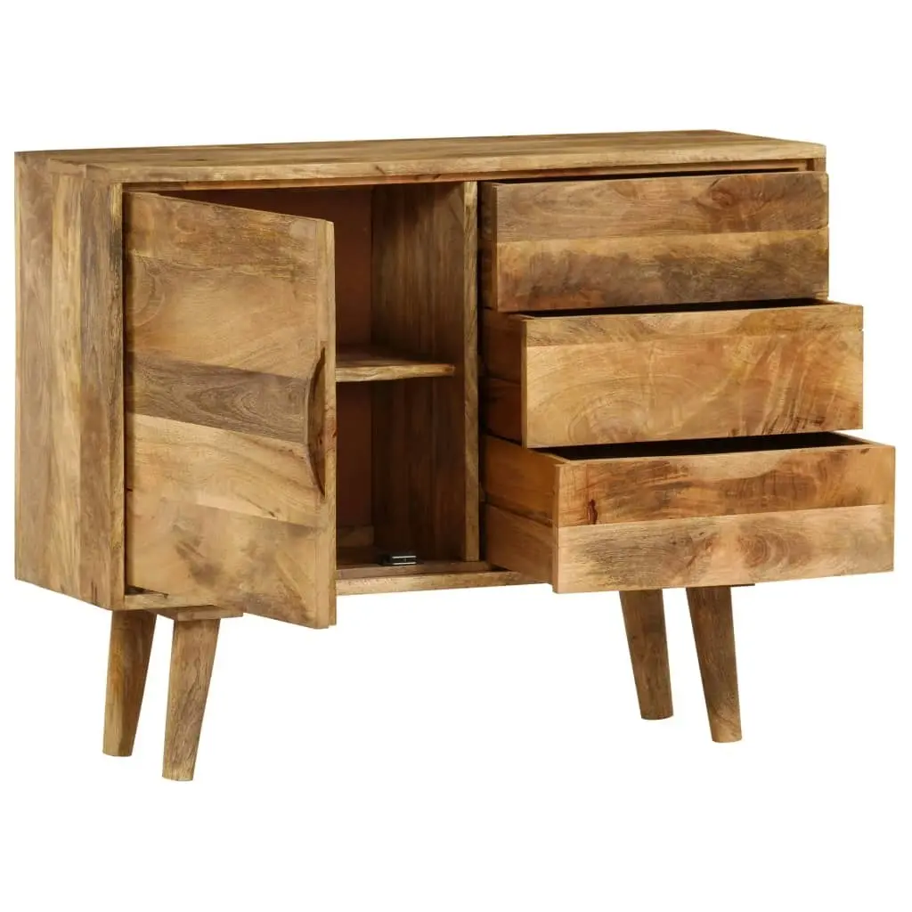 Sideboard Solid Mango Wood 90x30x69 cm 246789