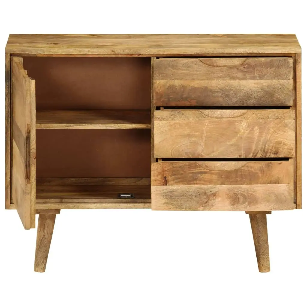 Sideboard Solid Mango Wood 90x30x69 cm 246789