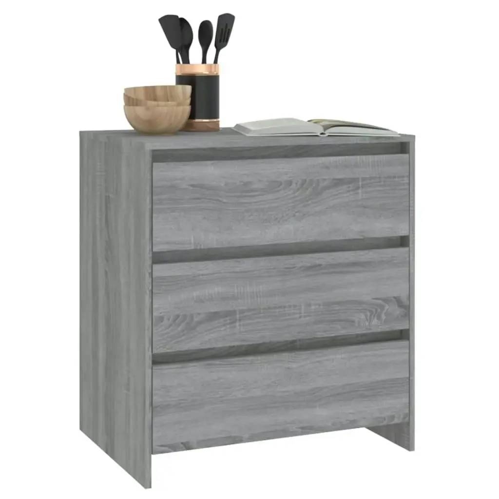 Sideboard Grey Sonoma 70x41x75 cm Engineered Wood 813006