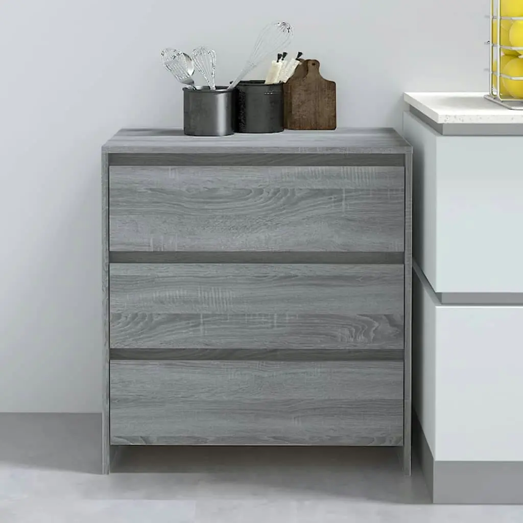 Sideboard Grey Sonoma 70x41x75 cm Engineered Wood 813006