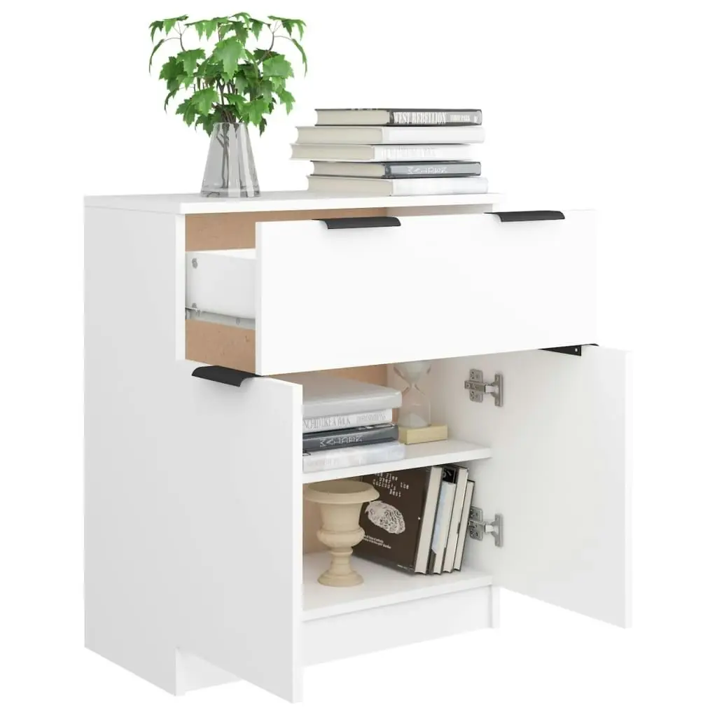 Sideboard White 60x30x70 cm Engineered Wood 811088