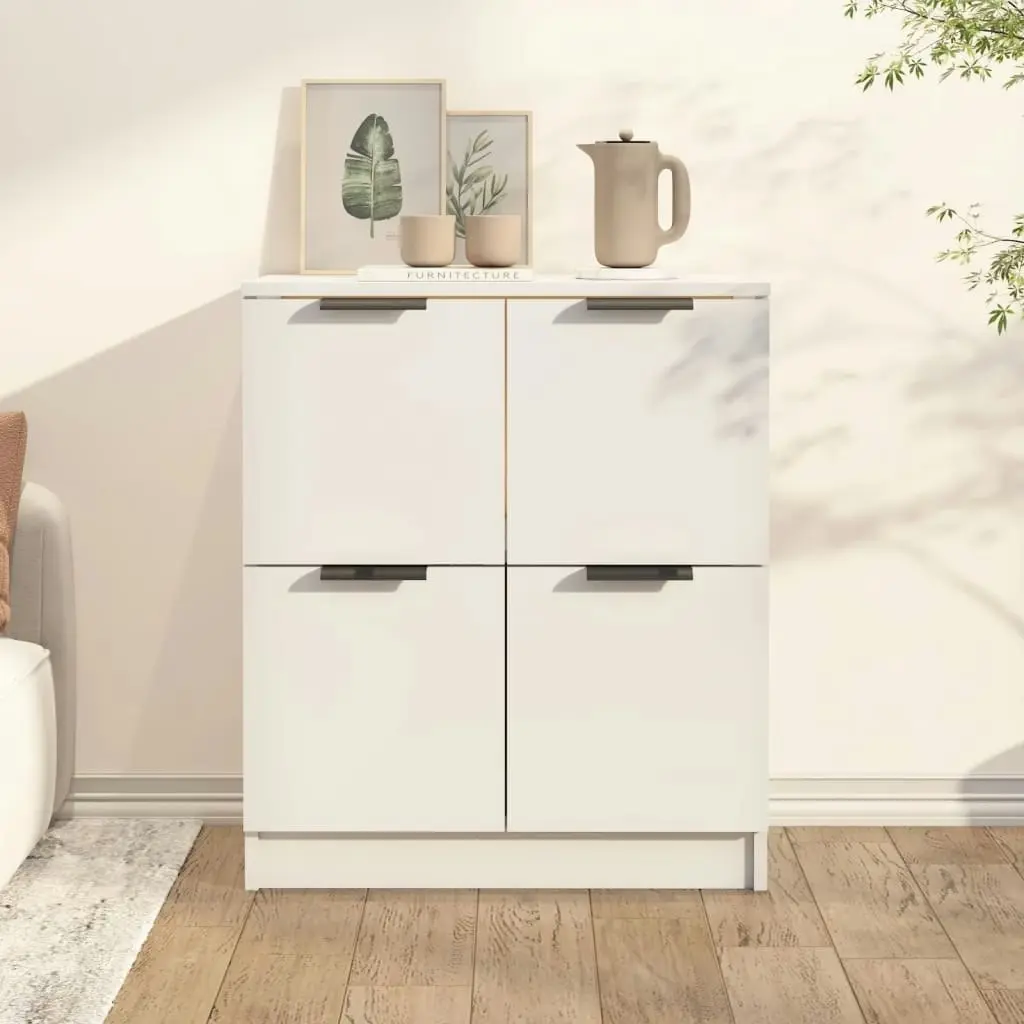 Sideboard White 60x30x70 cm Engineered Wood 811097