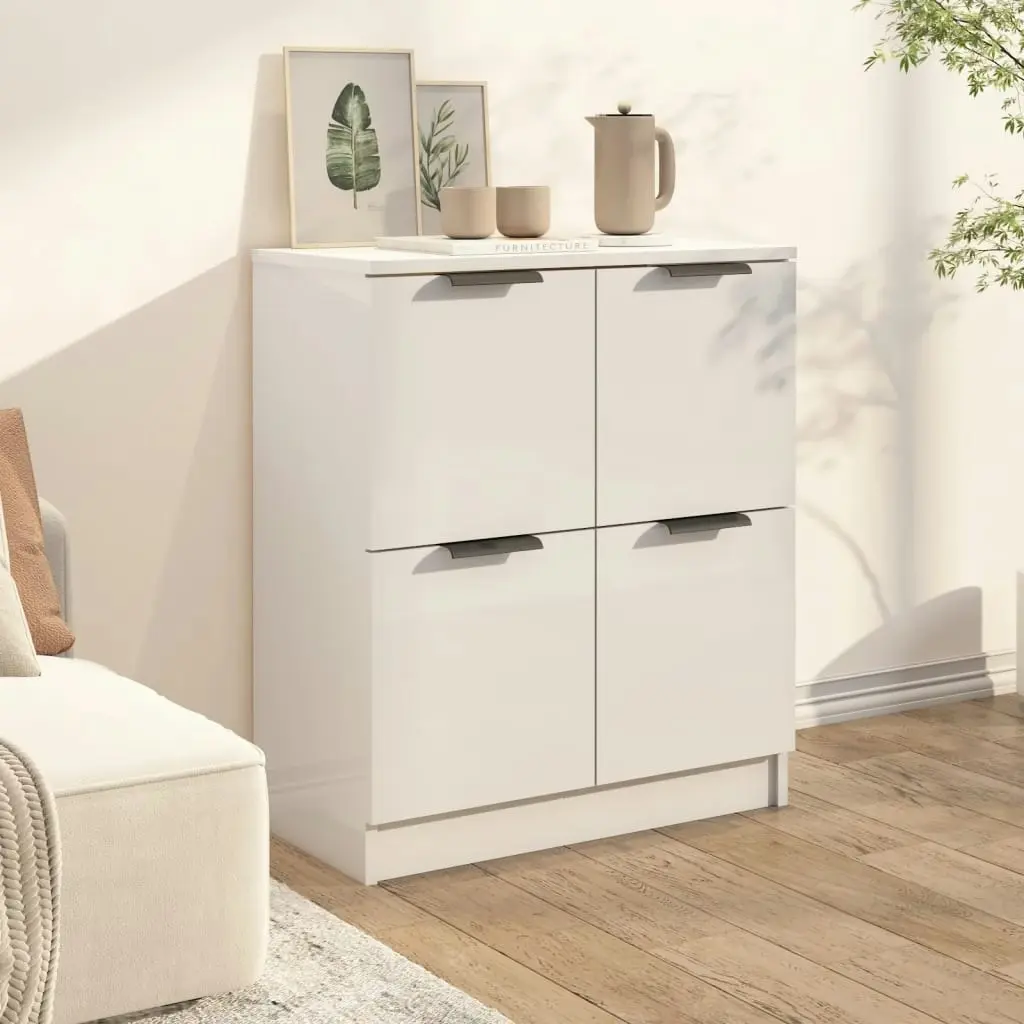 Sideboard White 60x30x70 cm Engineered Wood 811097