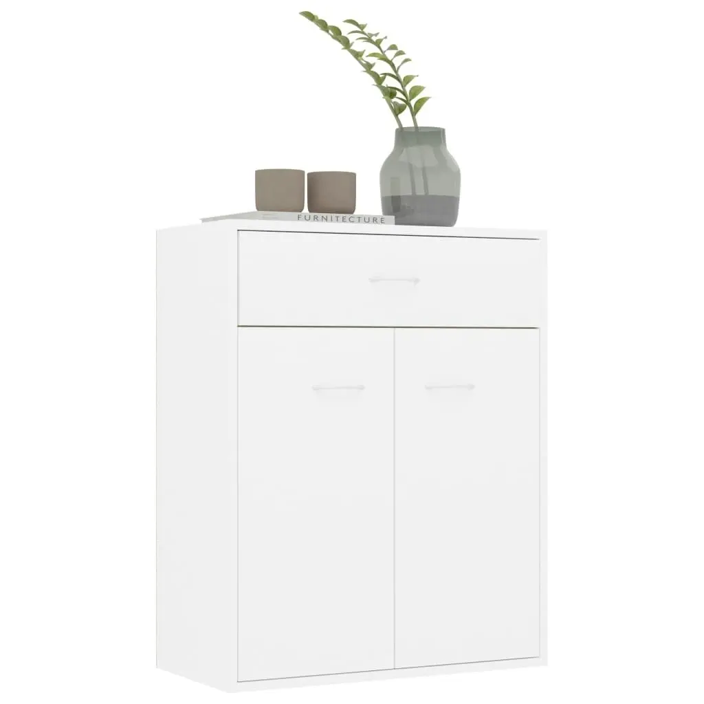 Sideboard White 60x30x75 cm Engineered Wood 800711