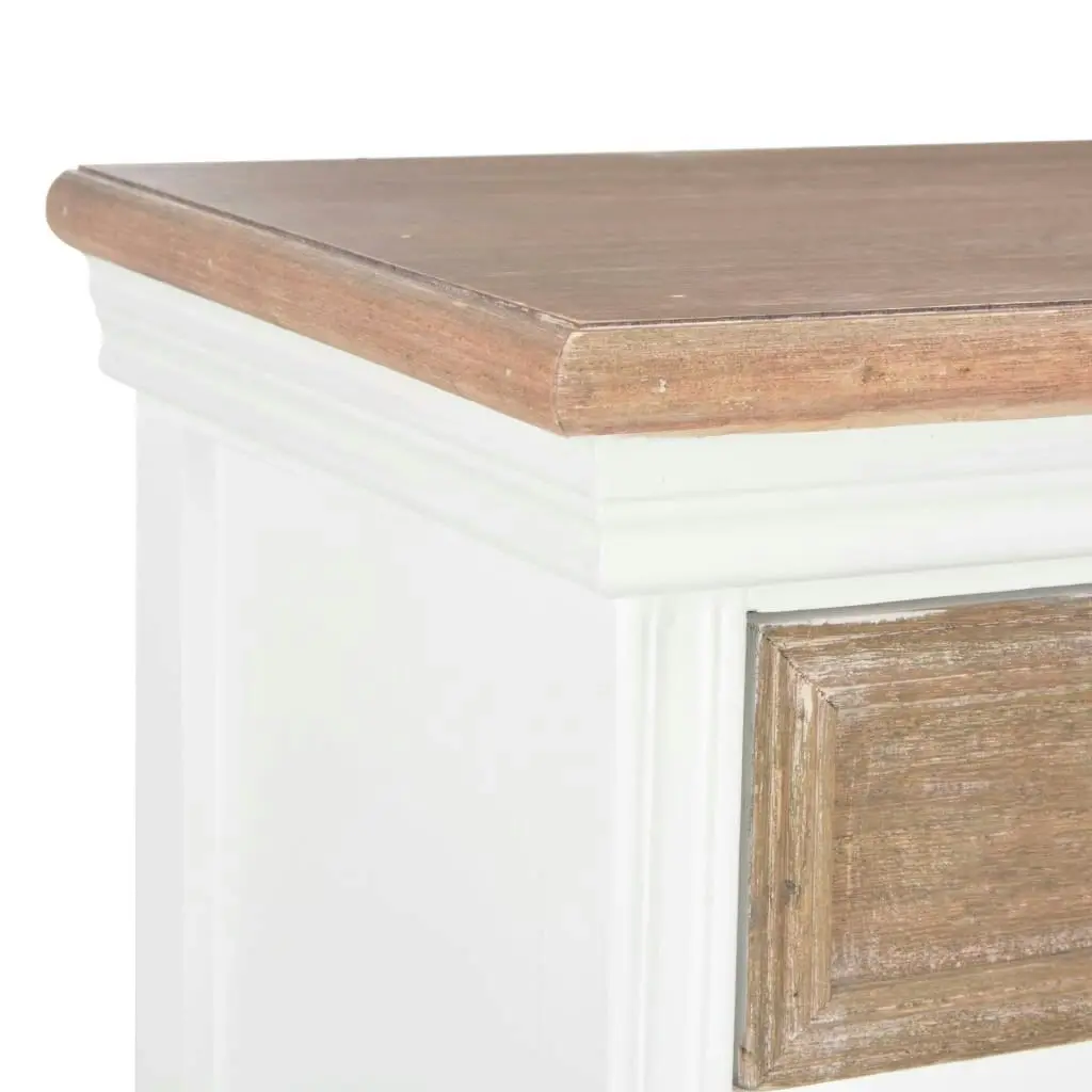 Sideboard White 60x30x80 cm Solid Wood 280074