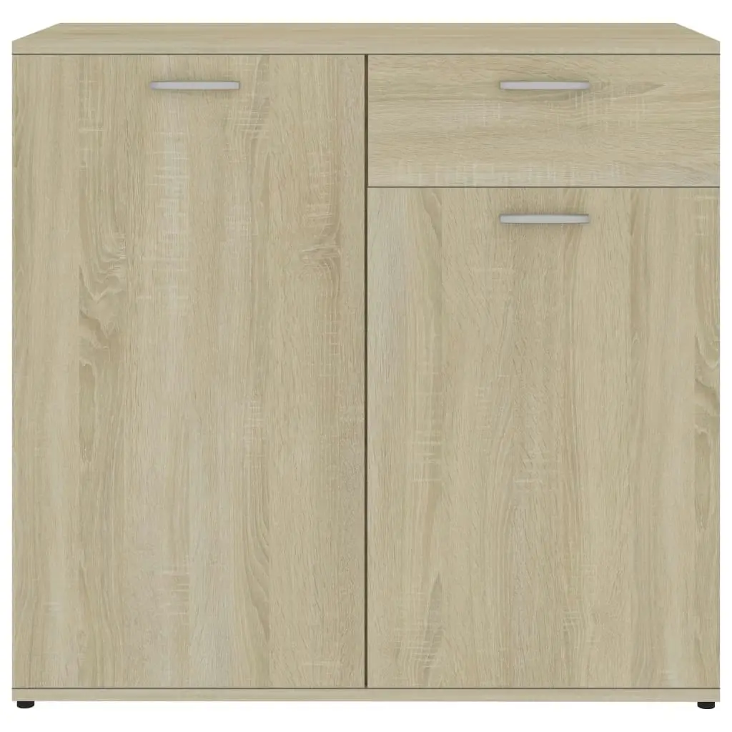 Sideboard Sonoma Oak 80x36x75 cm Engineered Wood 801835