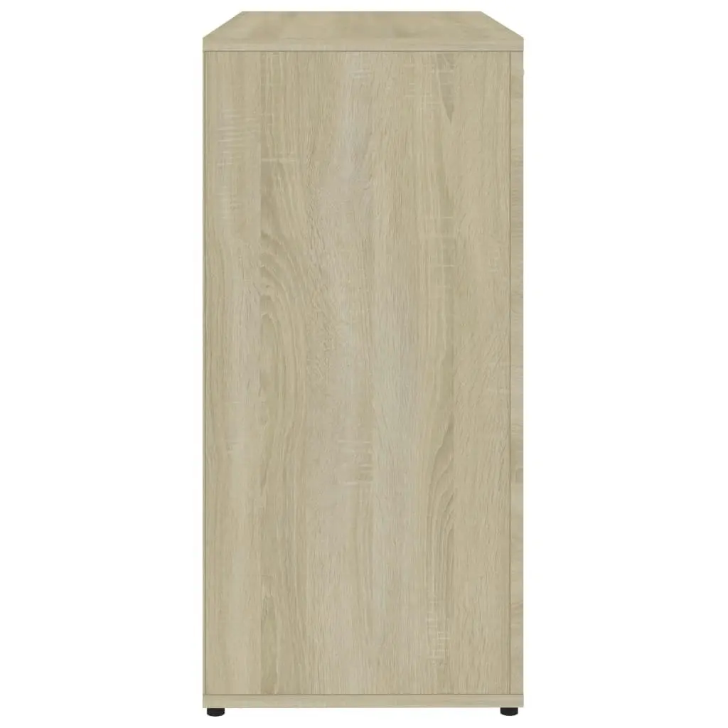 Sideboard Sonoma Oak 80x36x75 cm Engineered Wood 801835