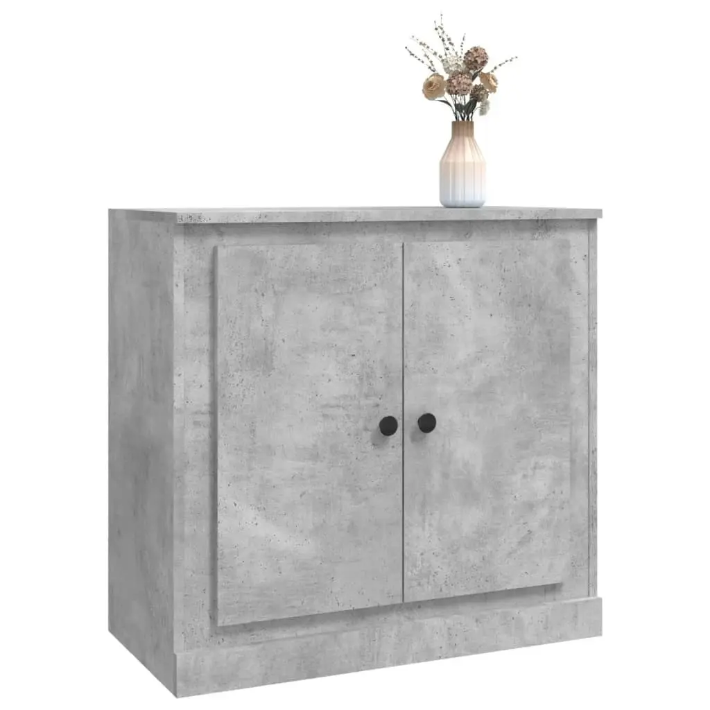 Sideboard Concrete Grey 70x35.5x67.5 cm Engineered Wood 816188