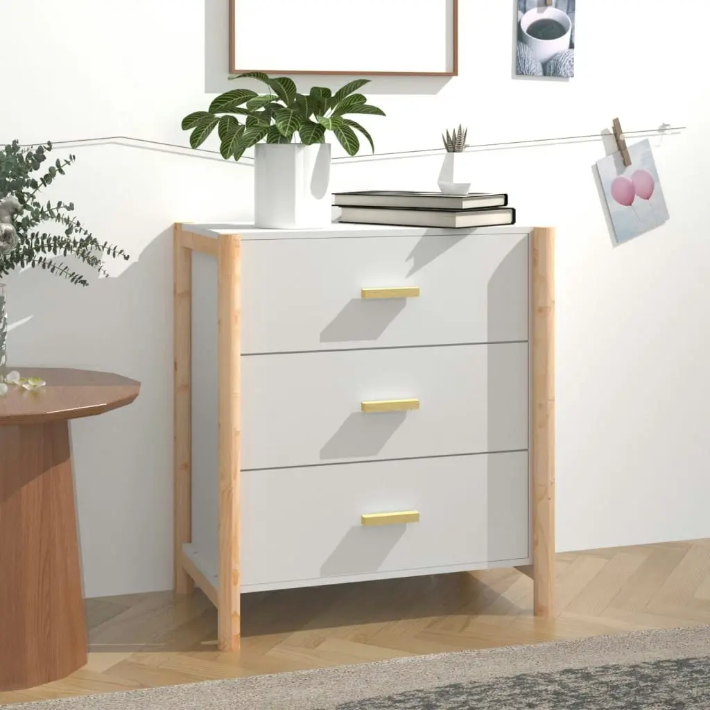 Sideboard White 62x38x70 cm Engineered Wood 345672