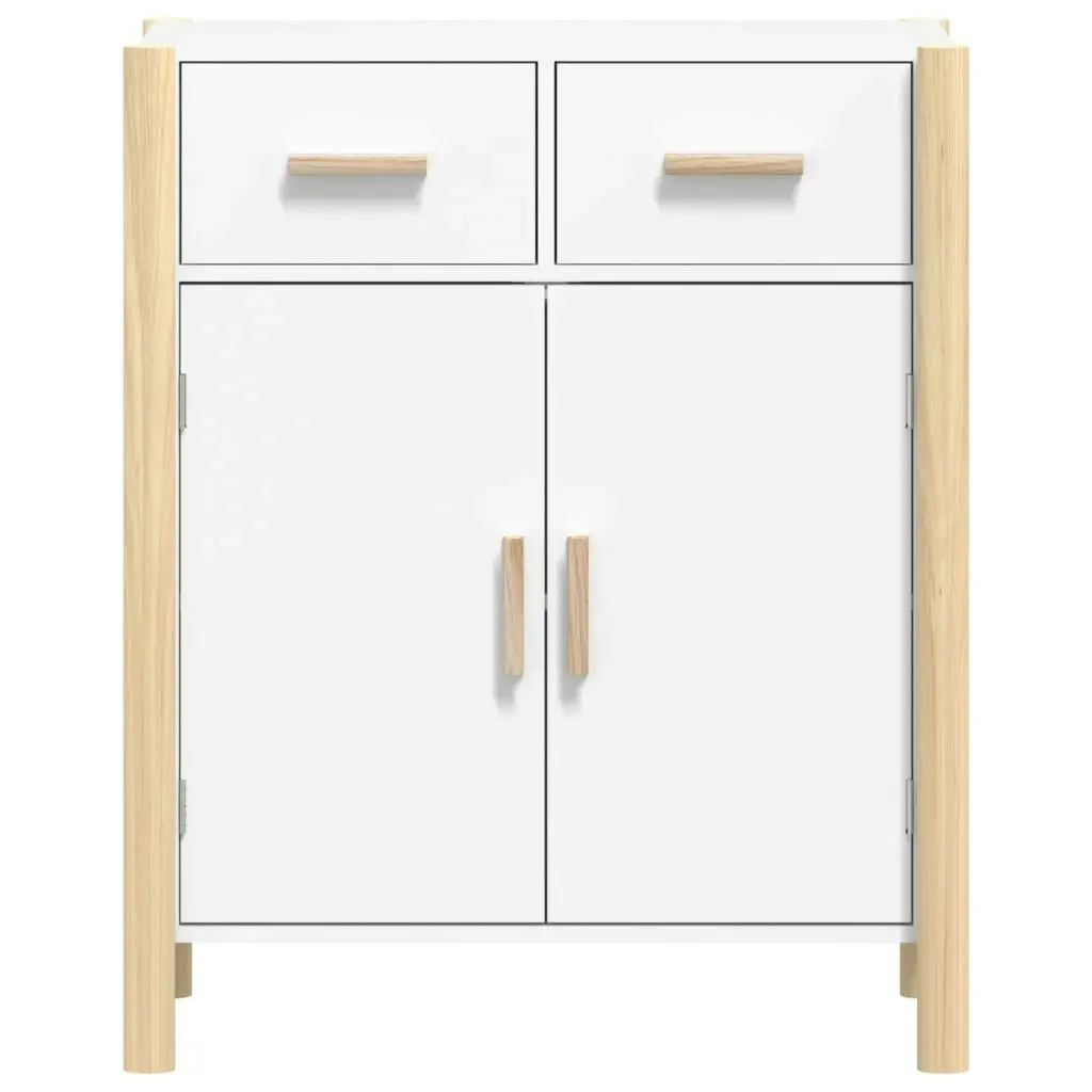 Sideboard White 62x38x75 cm Engineered Wood 345675