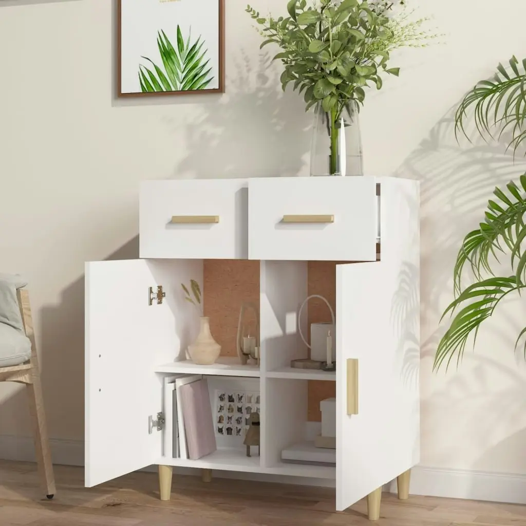 Sideboard White 69.5x34x89 cm Engineered Wood 812186