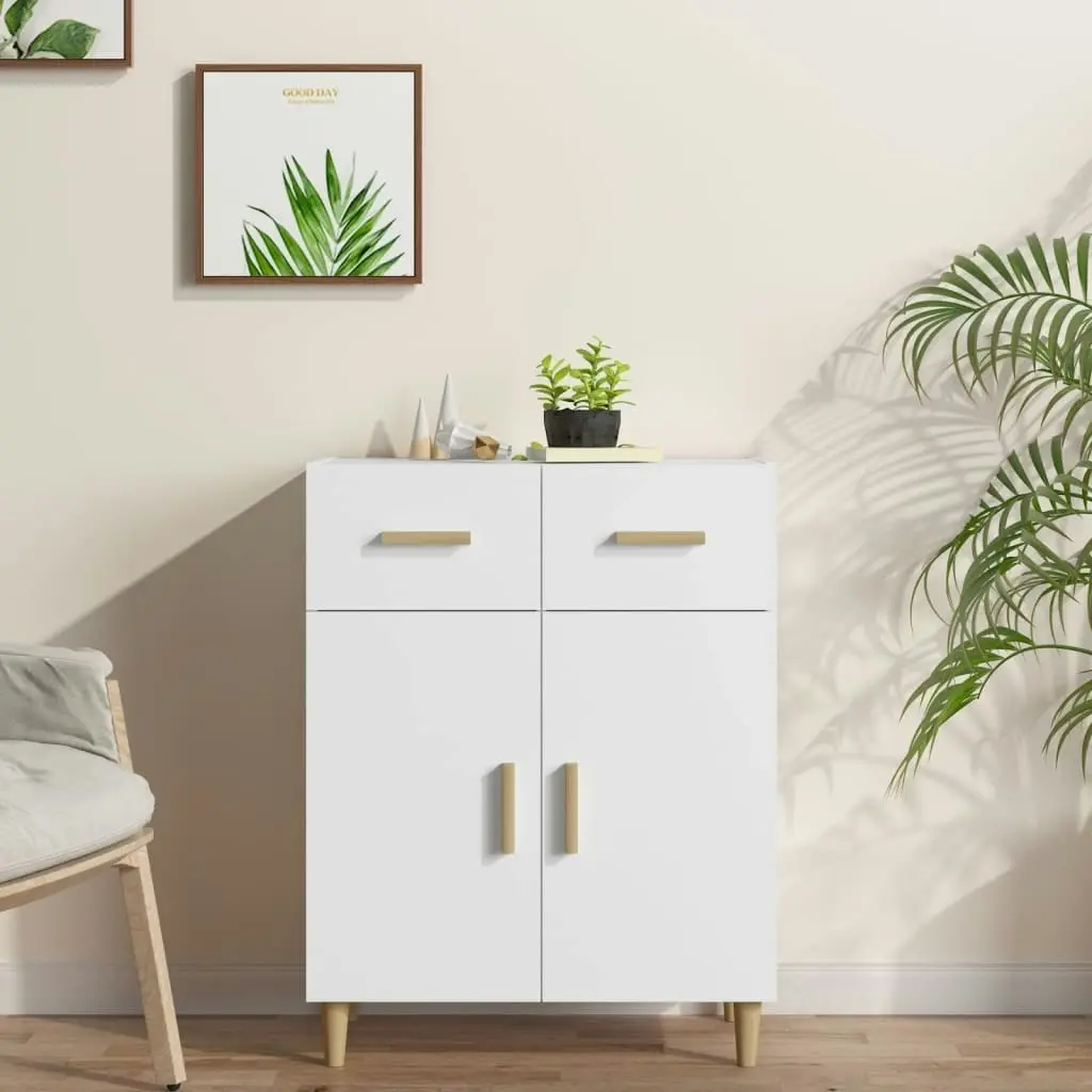 Sideboard White 69.5x34x89 cm Engineered Wood 812186