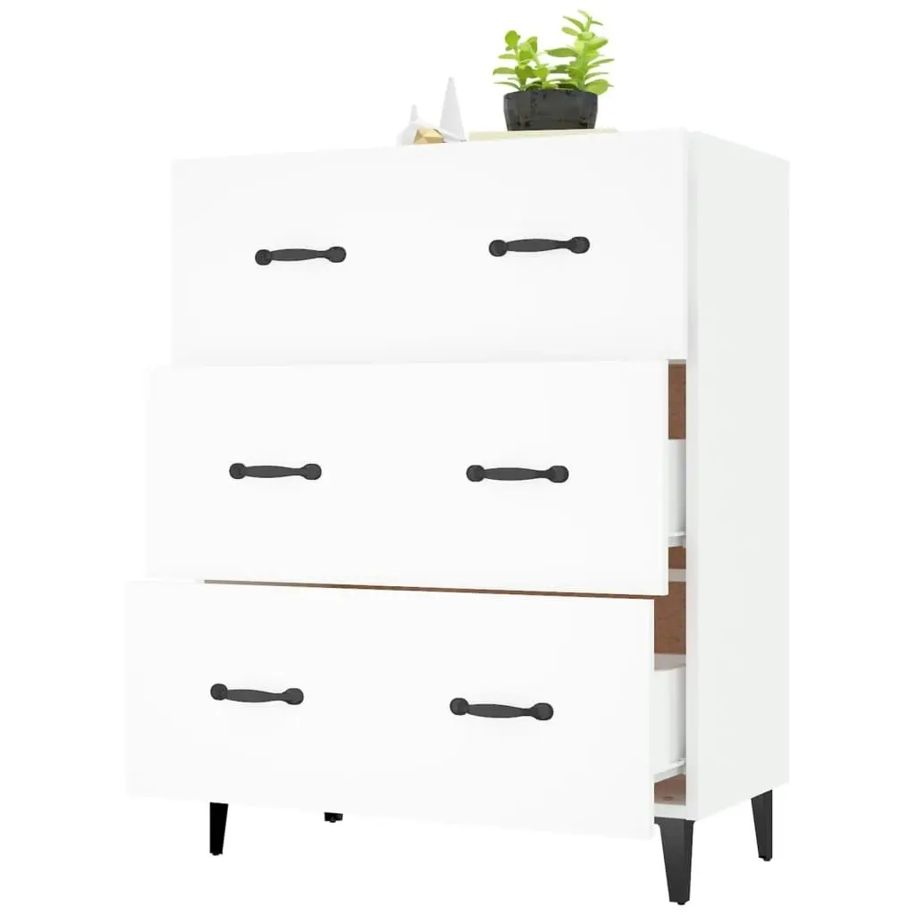 Sideboard White 69.5x34x90 cm Engineered Wood 812159