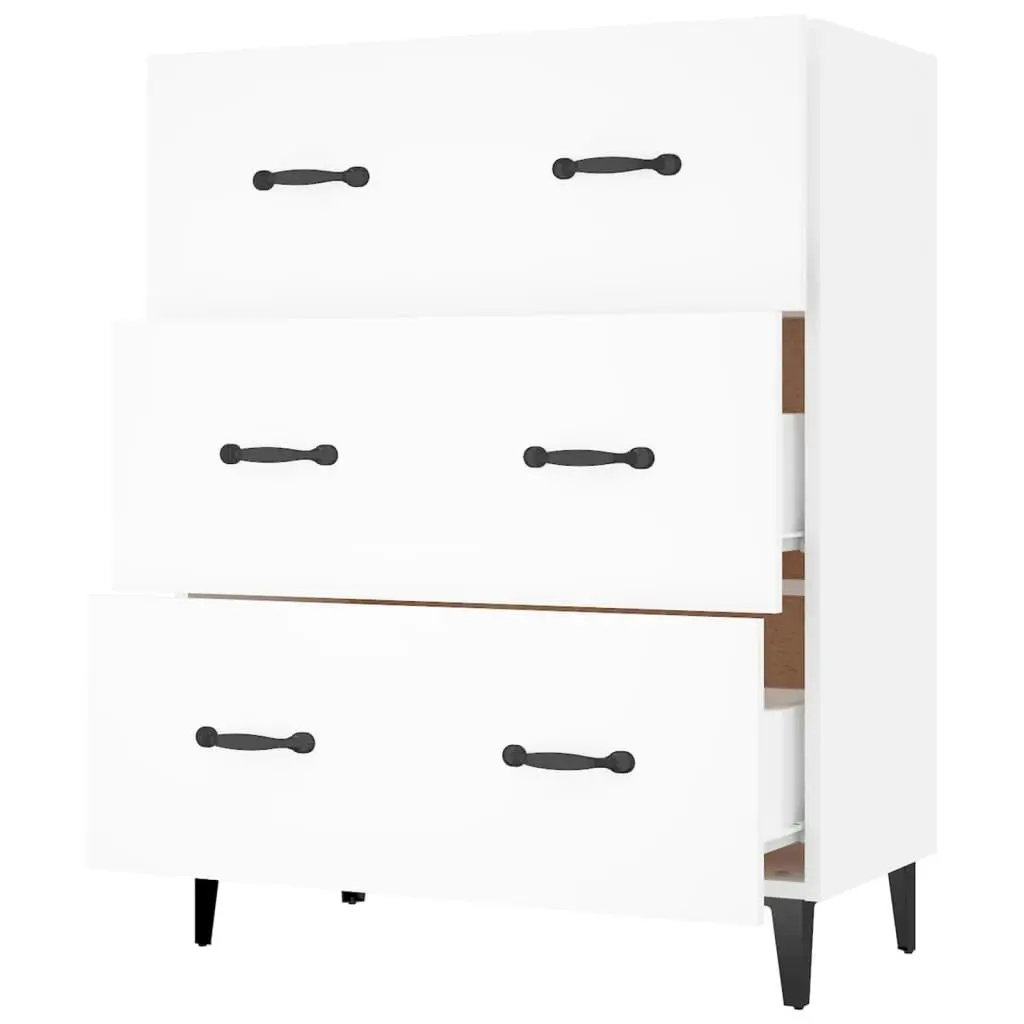 Sideboard White 69.5x34x90 cm Engineered Wood 812159