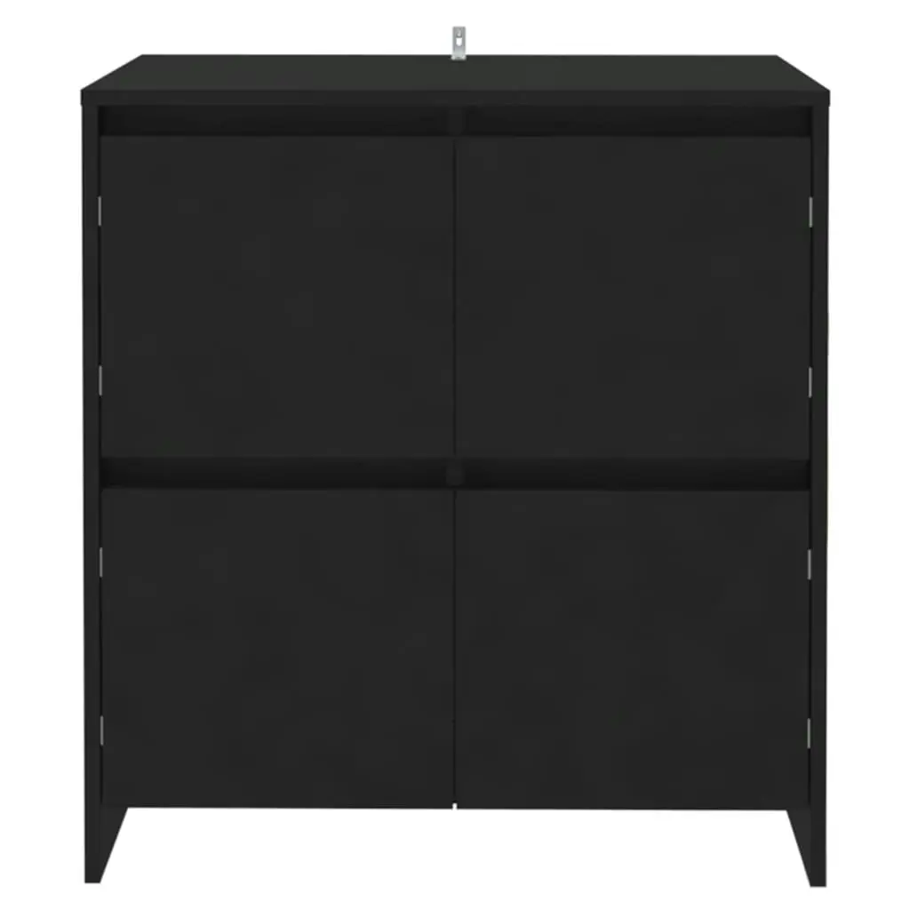 Sideboard Black 70x41x75 cm Engineered Wood 809765