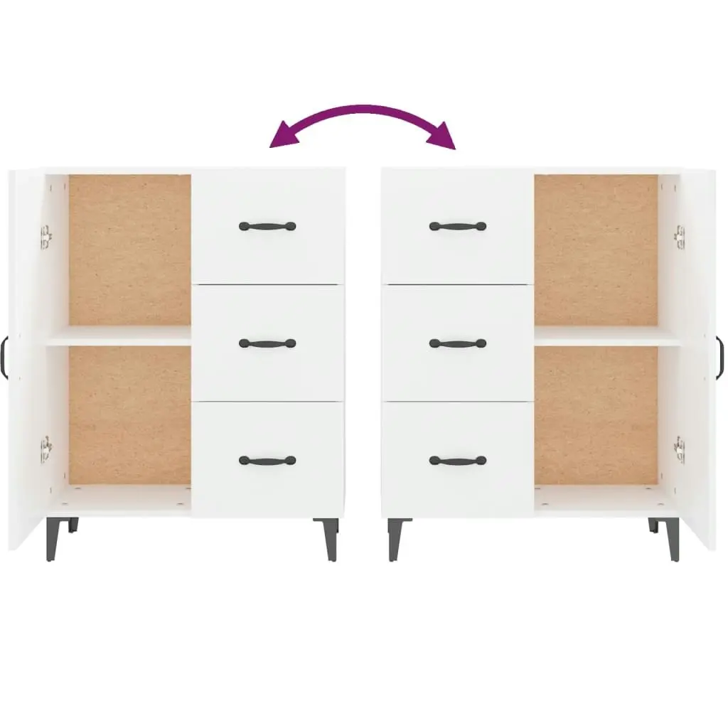 Sideboard White 69.5x34x90 cm Engineered Wood 812177