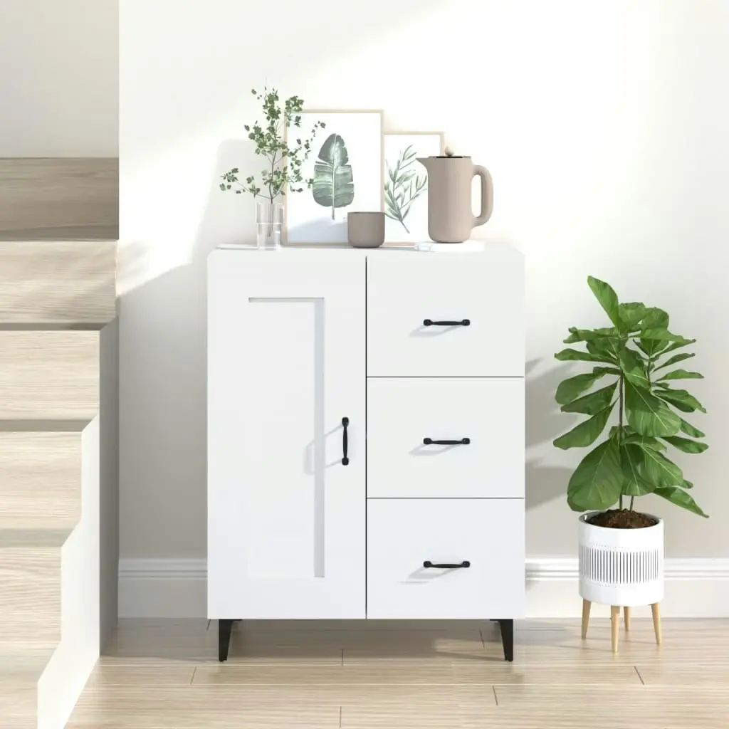 Sideboard White 69.5x34x90 cm Engineered Wood 812231