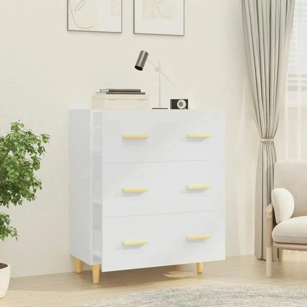 Sideboard White 70x34x90 cm Engineered Wood 812150