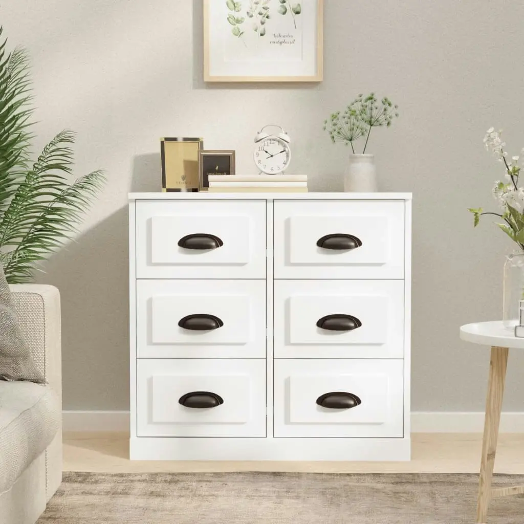 Sideboard White 70x35.5x67.5 cm Engineered Wood 816432