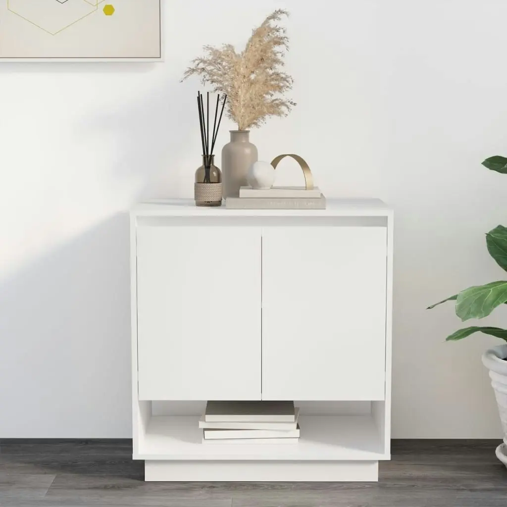 Sideboard White 70x41x75 cm Engineered Wood 809539