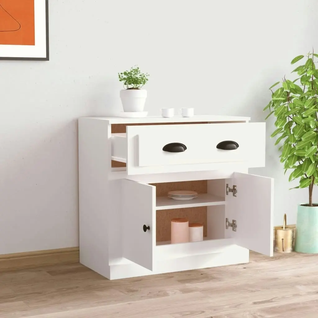 Sideboard White 70x35.5x67.5 cm Engineered Wood 816424