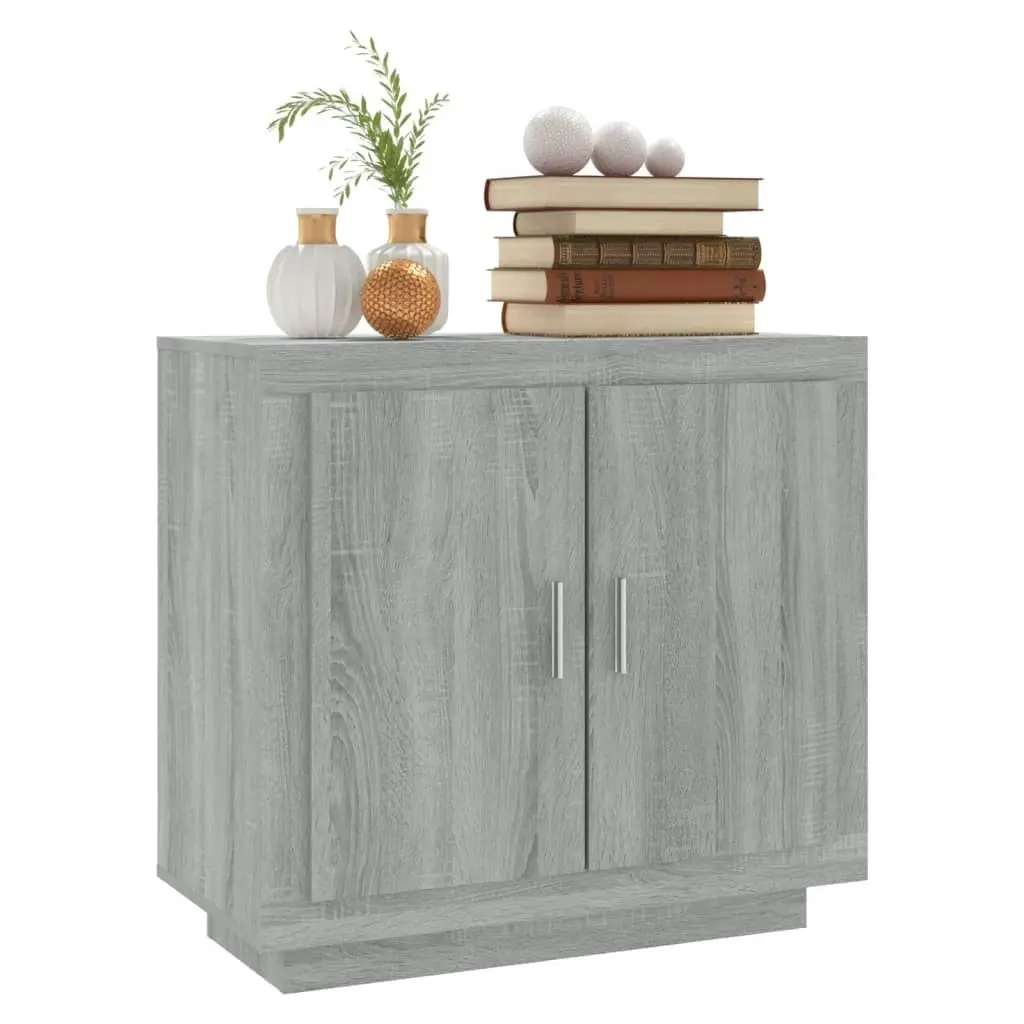 Sideboard Grey Sonoma 80x40x75 cm Engineered Wood 817235