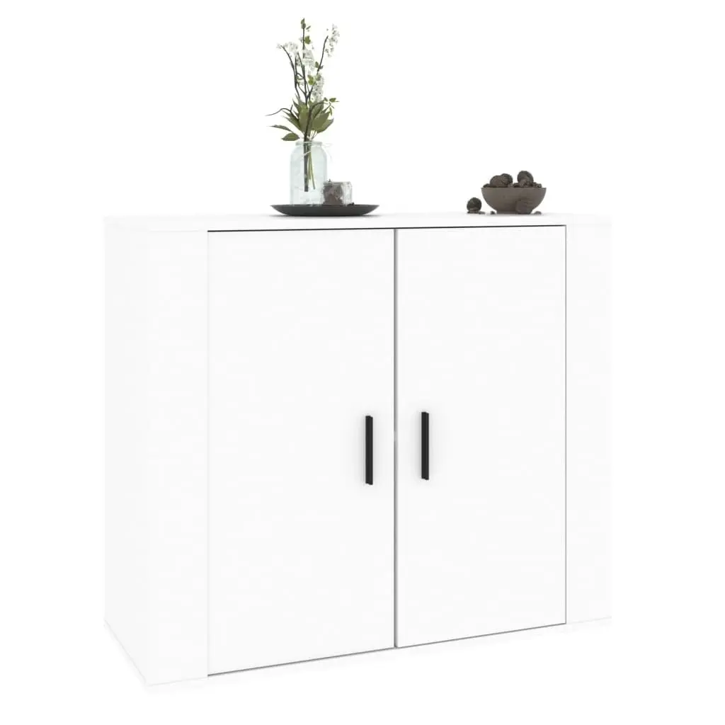 Sideboard White 80x33x70 cm Engineered Wood 816560