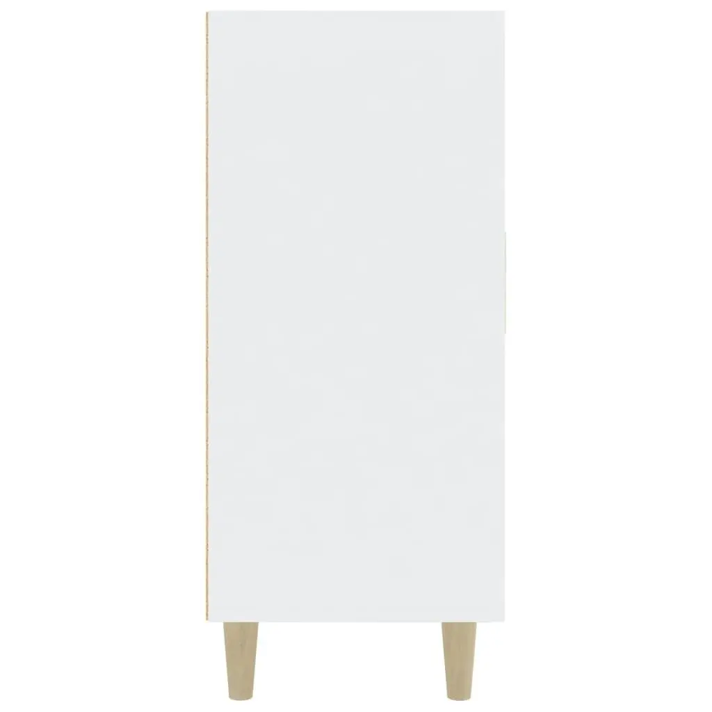 Sideboard White 90x34x80 cm Engineered Wood 812492