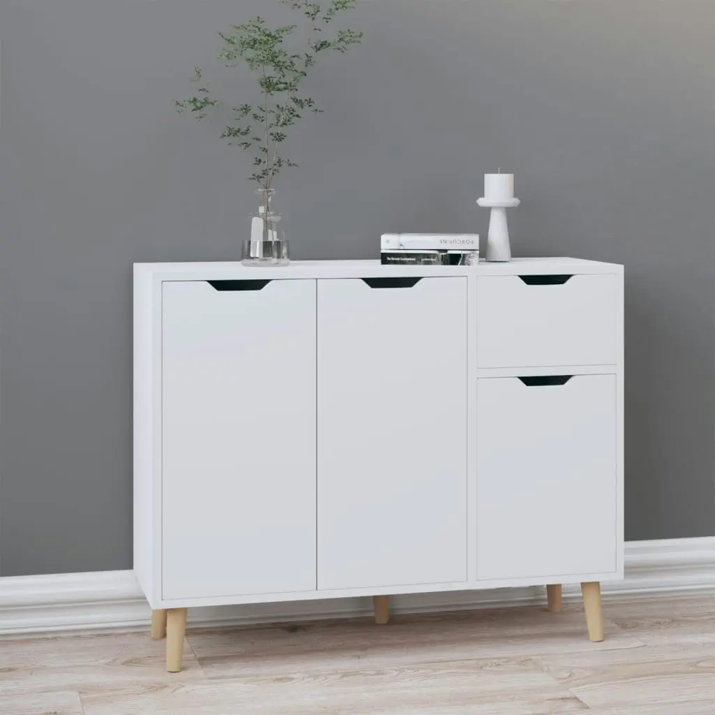 Sideboard White 90x30x72 cm Engineered Wood 326813