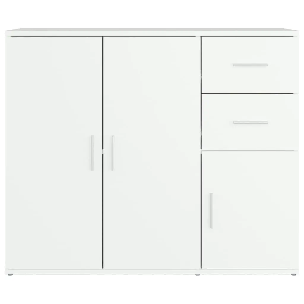 Sideboard White 91x29.5x75 cm Engineered Wood 823269